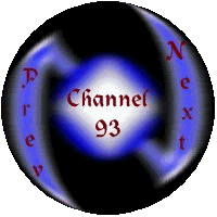 Channel 93 Logo Gif on Black Circle Background (uses Transparent Colors)